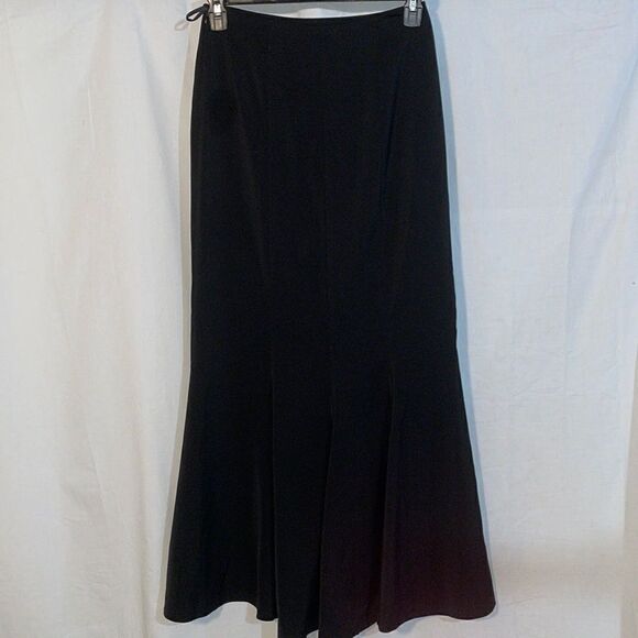 AKO design black full length skirt - Picture 1 of 8